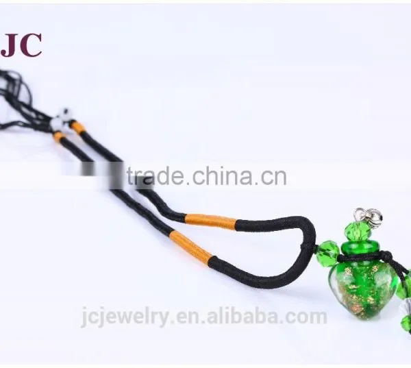 Lampwork Murano Glass Bottle Vial Necklace Pendants Wholesale Jewelry photo-6