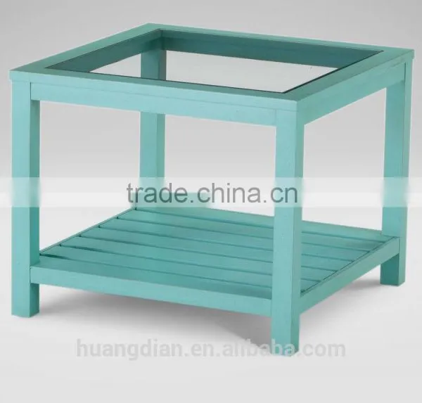 Plexiglass Coffee Table Wood New Model Furniture Living Room CT7026 photo-2