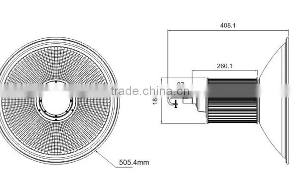 150W LED Mining Lamp With CE ROHS Approved From China photo-3