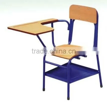 Sketching Chair With Writing Pad Cheep Student Desk & Chair School Furniture S-02 photo-3