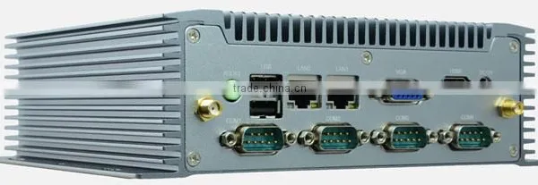 X86 Embedded Fanless Box PC Intel 1037U 1.8GHz Dual-core CPU MINI Computer photo-2