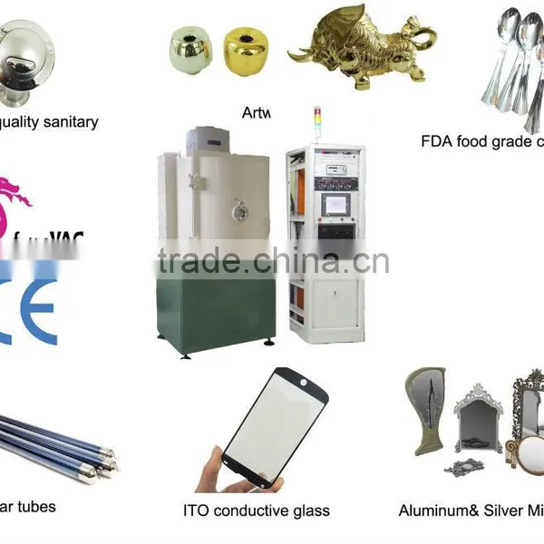 Vacuum Machine Chrome Paint/parts Sputtering Vacuum Coating Equipment photo-3