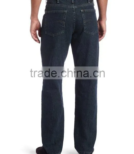 Wholesales 2016 Men's Regular Fit Straight Leg Jeans photo-2