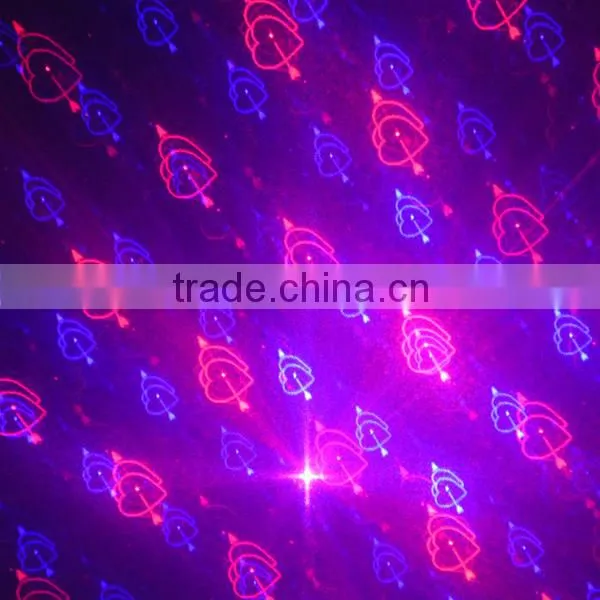 Lanling 200mW RB 8Gobos Mini RB Twinkling Laser Light photo-3