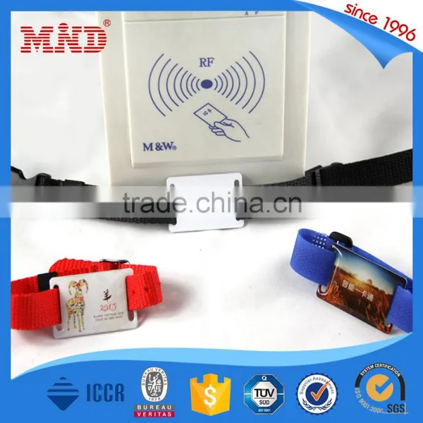 MDWW06 RFID ISO 18000-6C UHF Fabric Party Wristbands Woven Wristbands photo-3