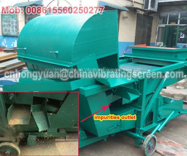 Dust Impurities Removing 8 Ton Capacity Grain Seed Screen Cleaner photo-3