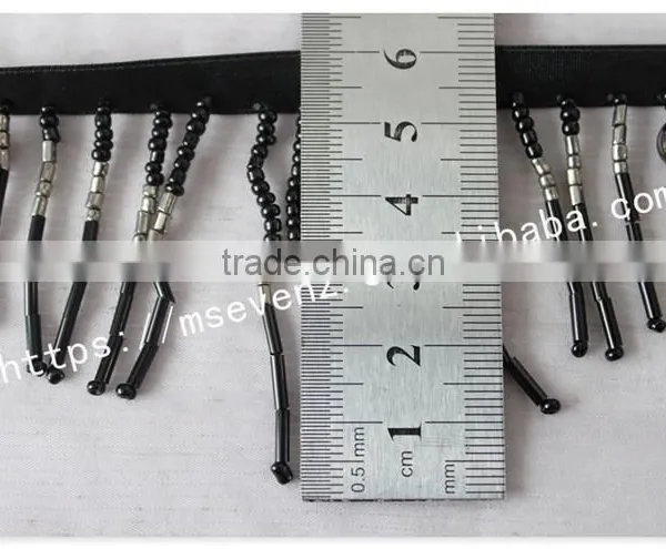 Vogue 6cm Width Handmade Beaded Decorative Fringe Trim Wholesale photo-5