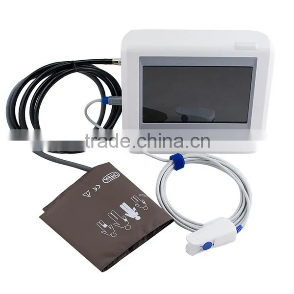 7 Inch-resolution Color Screen Lcd 6 Parameter Patient Monitor for Hospital photo-4