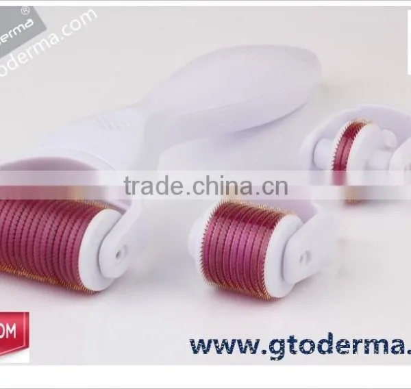 Manufacture Direct Sale GTO Brand Titanium 3 in 1 Derma Roller photo-3