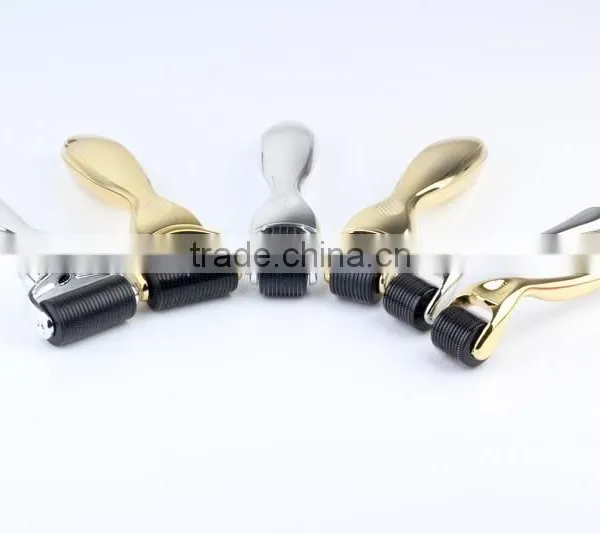 2015 Newest Golden Body Roller Micro Needle Titanium Derma Roller On Big Sales - L008 photo-2