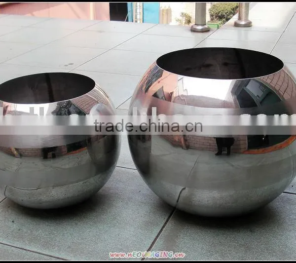 Stainless Steel Ball Flower Vase,planter,flowerpot photo-1