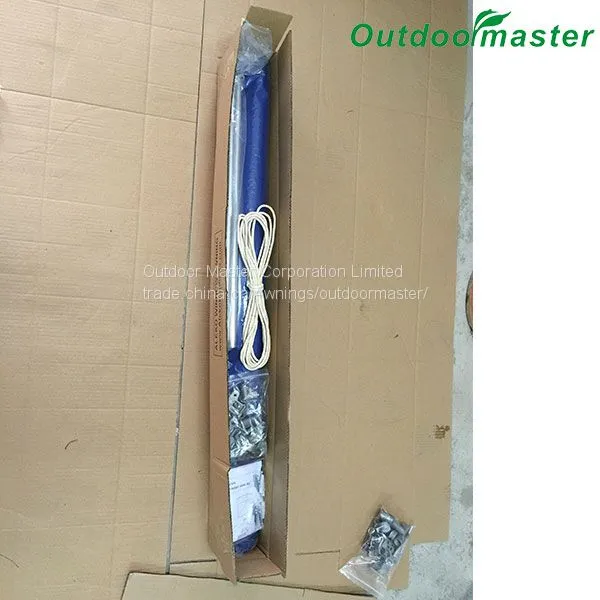 Outdoor 6x2Feet Door Canopy Decorator Blue Manual Window Awning photo-5