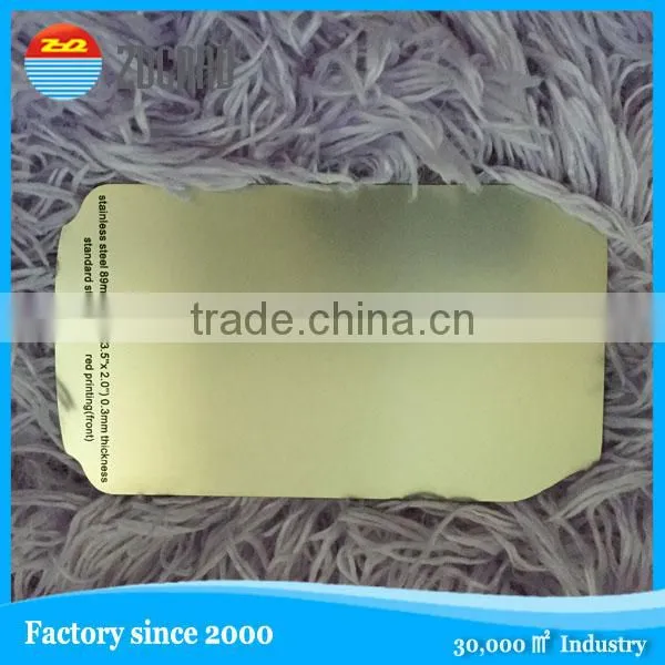 Blank Customized Design Good Quality Metal Card photo-5