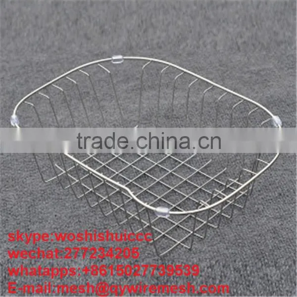 Stainless Steel Mesh Fruit Basket / Kitchen Sieve / Vegetable Storage Basket photo-5