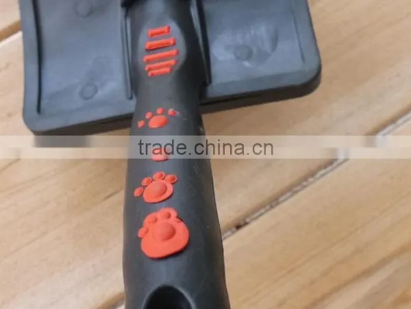 Small Pet Cat Slicker Brush for Pet Grooming photo-5