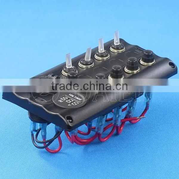 Marine Boat Splashproof Switch Panel,wireless Automotive Toggle Switch Panel photo-2