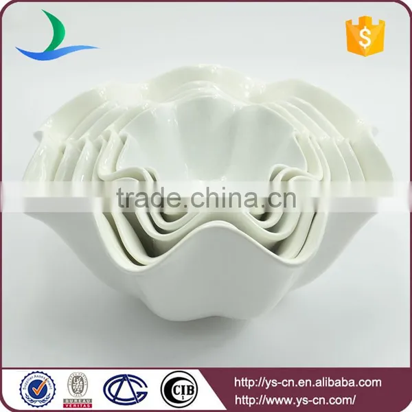 Wholesale White Kitchen Customized Refrigerated Ceramic Fruit Bowl photo-3