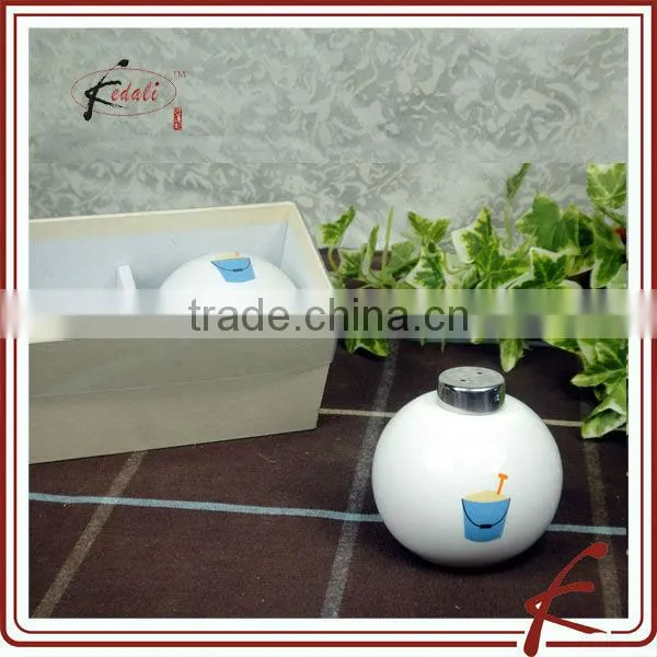 Ceramic Spherical Salt Pepper Pot photo-2