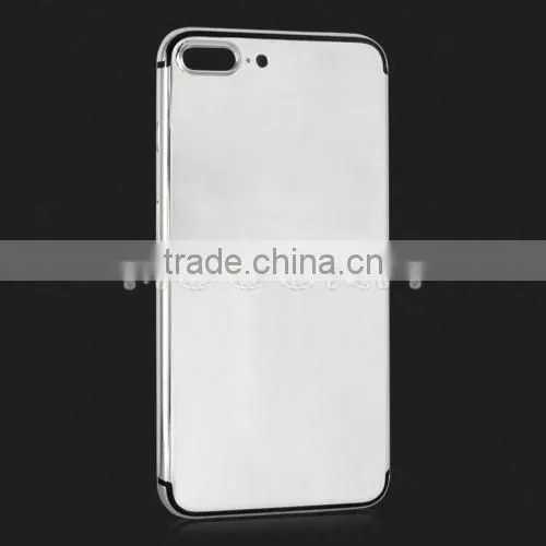 New Gold/rose Gold/platinum Back Cover for IPhone 7 Plus Mirror Gold Housing photo-3