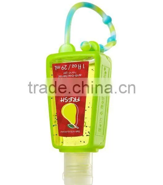 Silicone Antibacterial Hand Sanitizer Holder for Bath and Body Works 1 fl Oz/29ml
