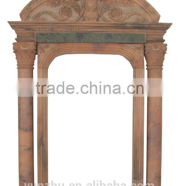 Hand carving marble carved door surround