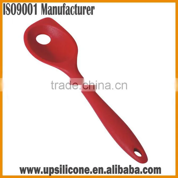 Non-stick Silicone Slotted Spoon With Nylon /plastic/stainless Steel Handle photo-2