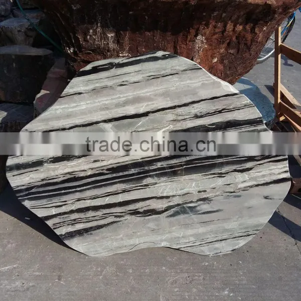 Stone Table Forest Green Table Garden Decoration Bench Marble Garden Bench photo-5