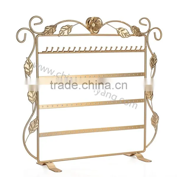 Metal Jewelry Display Stand Flower Earrings and Necklace Display photo-6