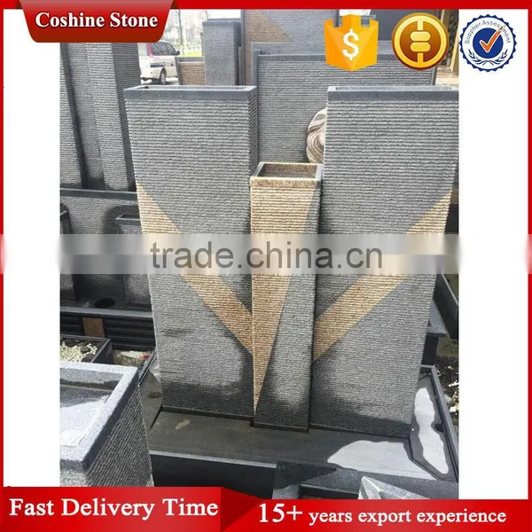 Home Used Abstract Outdoor Granite Stone Water Fountains photo-4