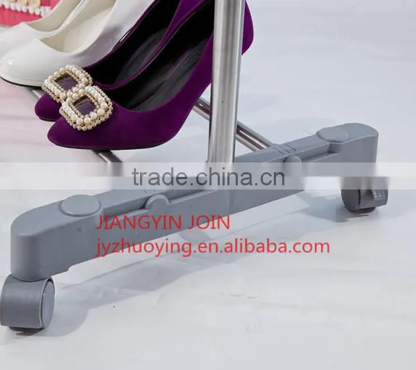 Clothing and Shoe Stainless Steel Double-pole Cloth Rack photo-2