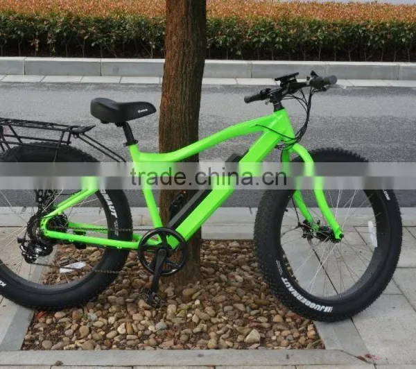 26 Inch Fast Fat Tire Electric Bike Electric Snow Bike photo-3