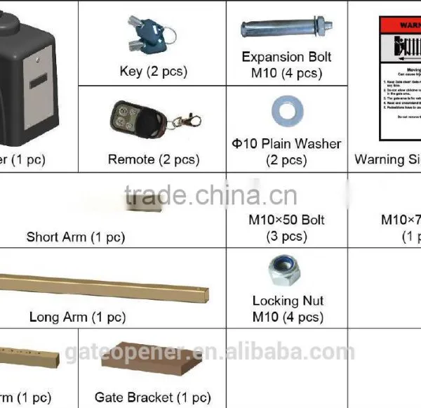 Heavy Duty PAD Swing Gate Opener AC Powered photo-3