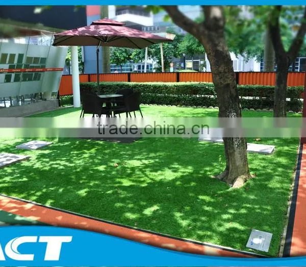 20mm Pure Green Synthetic Turf Garden Grass Lawn L20-UN photo-3