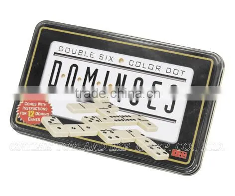 double 6 dominoes,game product,domino playing set