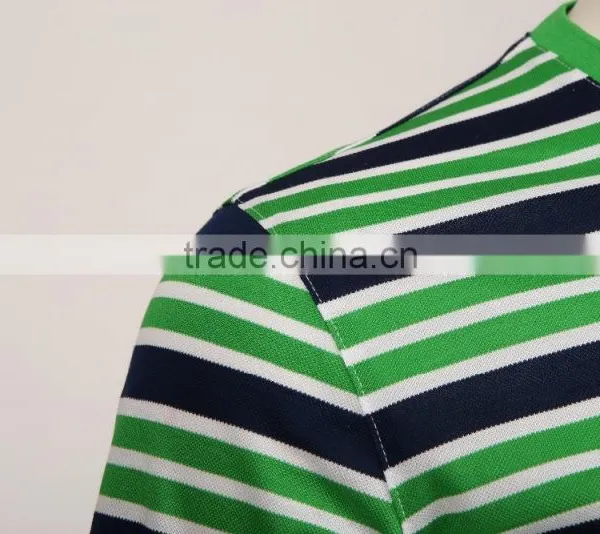 Fashion Designe Colorful Striped T-shirt photo-6