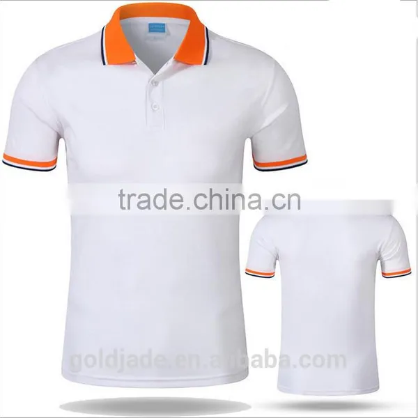 Promotional High Quality Polyester Worker Uniform Men Short Sleeve Polo Shirt photo-2