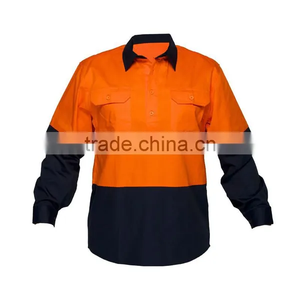 Direct Factory Wholesale Custom Black Mens Work Shirts for Men photo-2
