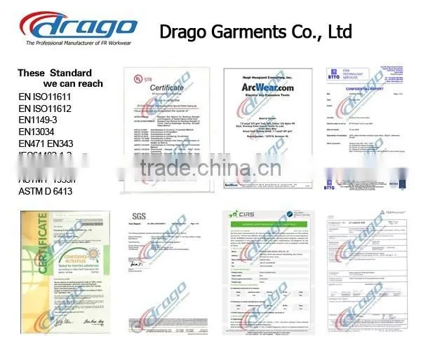 Aramid Flameproof Coverall/aramid Coverall/protective Clothing photo-2