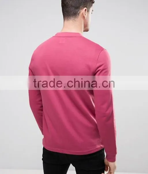 2017 Manufacturer High Quality New Design Durable Baseball Collar 100% Cotton Sweat Pink Casual Men Running Bomber Jacket photo-2