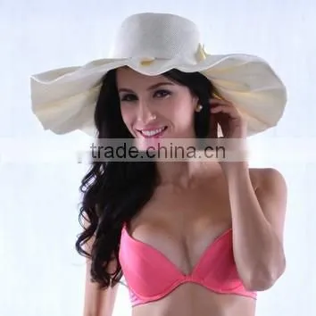 Custom Promotional Fashion Cheap Beach Women Straw Hat photo-3