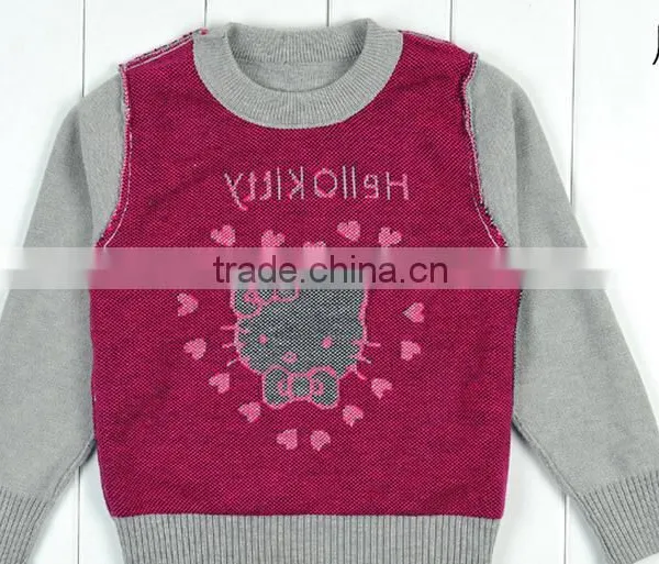 Latest Style China Factory Crewneck Hello Kitty Cute Baby Sweater photo-3