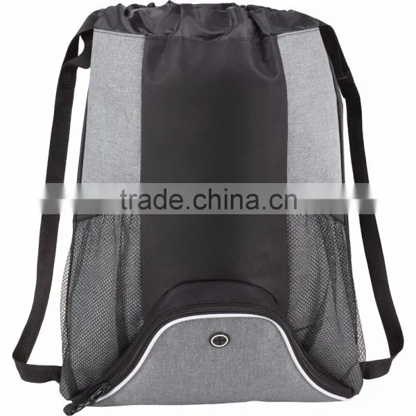 Corona Deluxe Drawstring Backpack - Features Open Main Compartment That Includes Shoulder Straps Which Also Cinch the Bag Shut photo-3