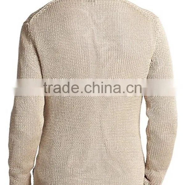 Blending Casual Button Knitted Man Sweater photo-3