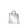 Cotton Loop Handle Bag With Block Bottom