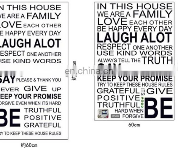 Cheap DIY English Letter Stickers Wall Refrigerator Window Stickers photo-4