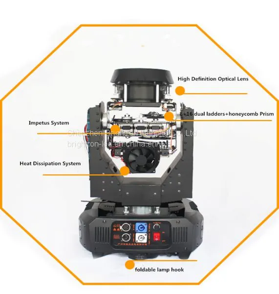 Wholesale Stage Lighting 240w Sharpy 8r Beam Moving Head Lights photo-3