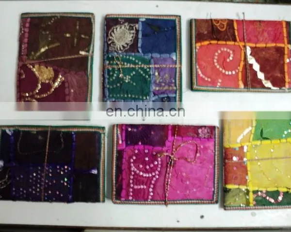 PATCHWORK PAPER NOTEBOOKS SET OF 3 PCS SET photo-2