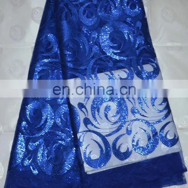 Latest Fashion Embroidery Organza Lace With Sequins(FL720) photo-3