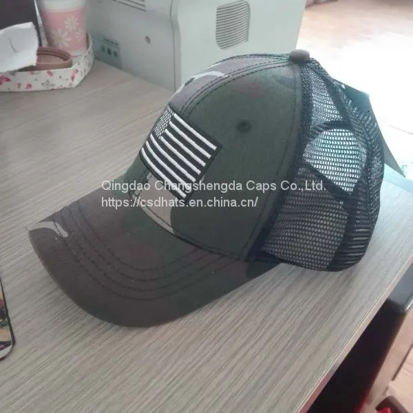 Wholesale Fashion 6 Panels Embroided Character Sports Caps Trucker Caps photo-3