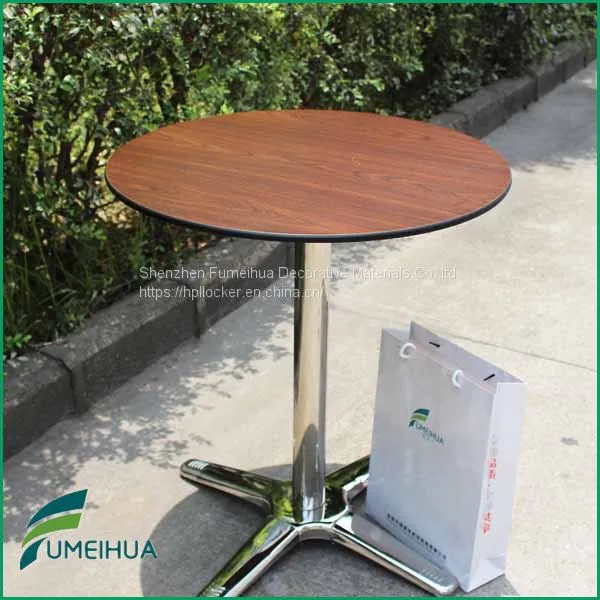 HPL Board Top Adjustable Coffee Dining Table photo-3